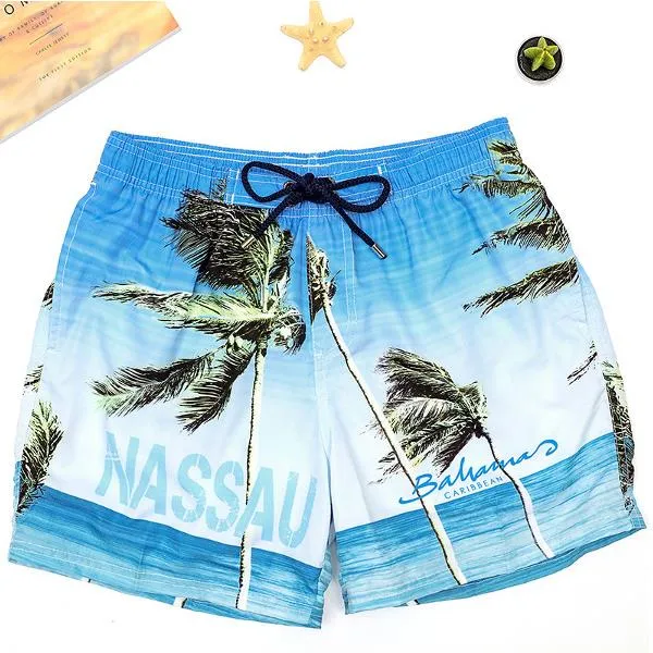 Coconut Tree Printing Board Shorts