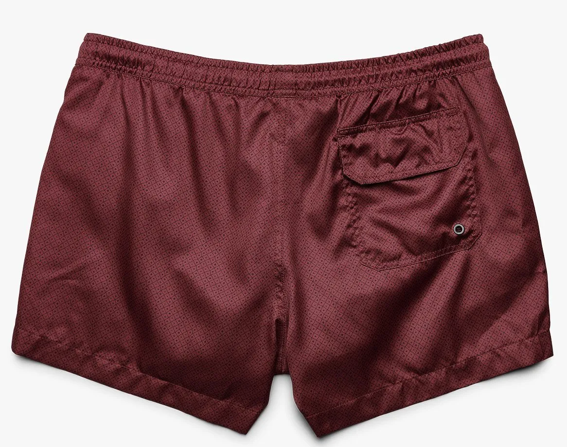 Crimson Waves Swimwear