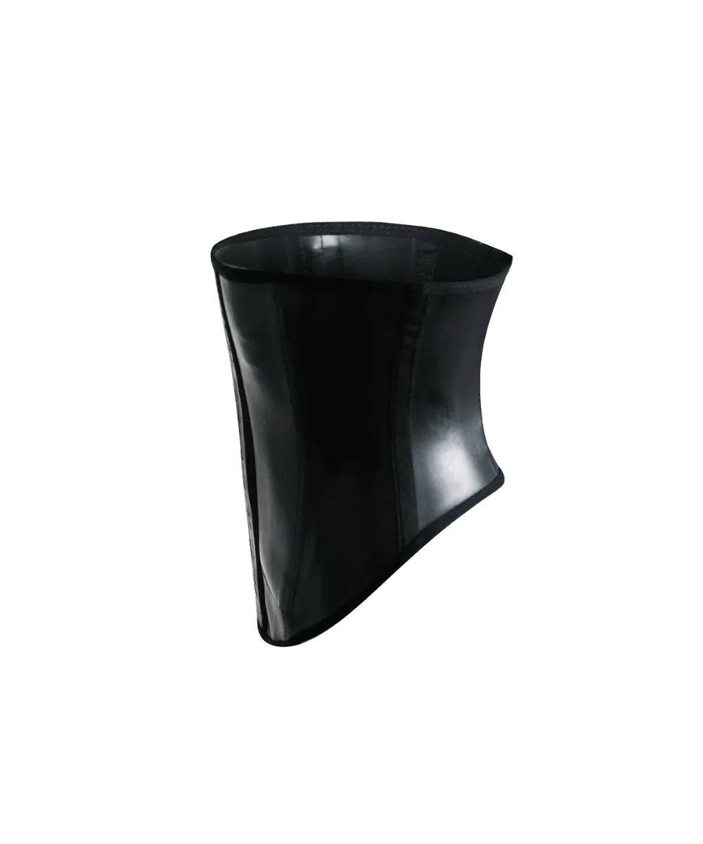 High Impact Latex Short Waist Trainer Onyx