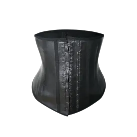 High Impact Latex Short Waist Trainer Onyx