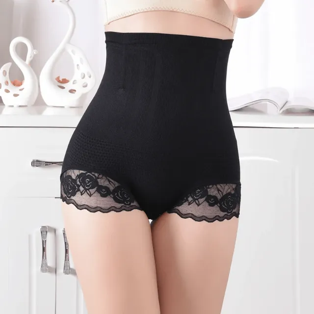 High-Waist Postpartum Support Tummy Control Lace Panty