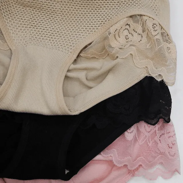 High-Waist Postpartum Support Tummy Control Lace Panty