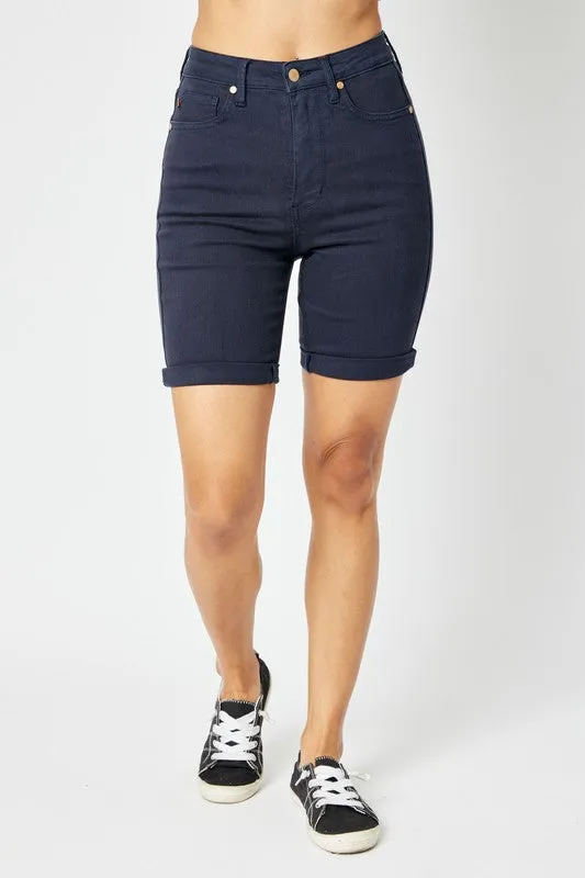 High Waist Tummy Control Bermuda Shorts