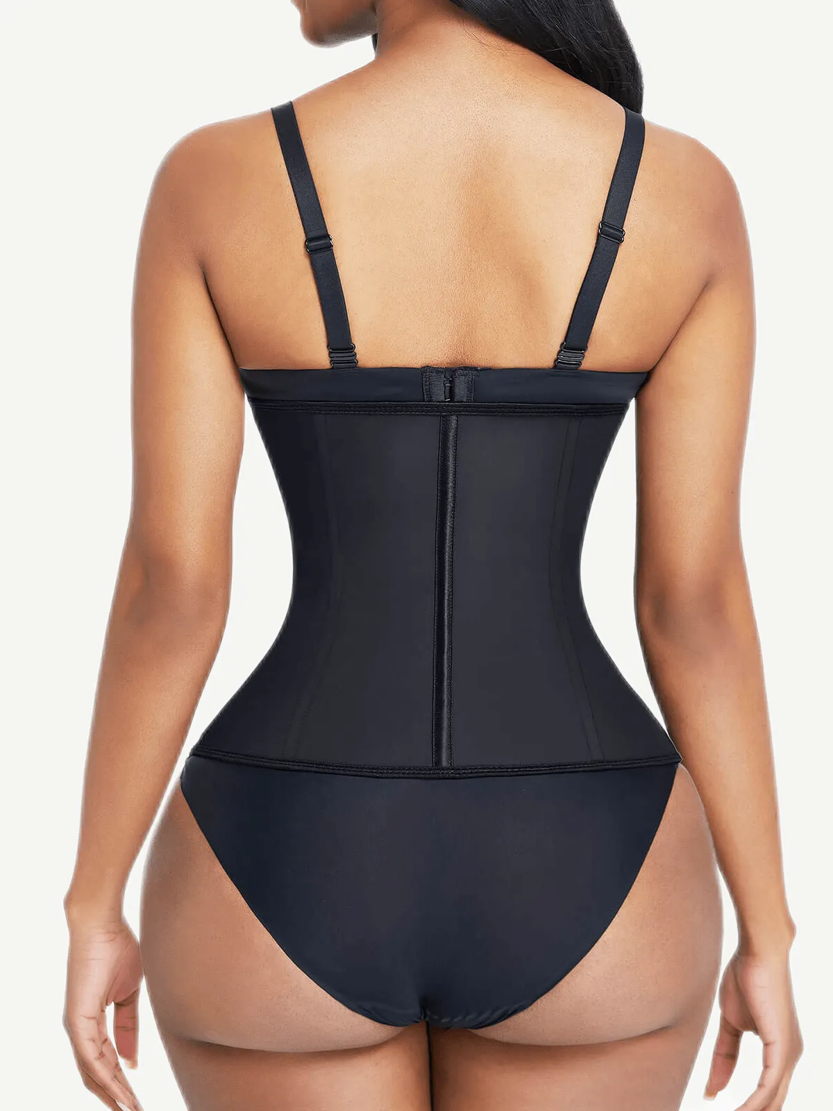 Hook Eyes Latex Corset
