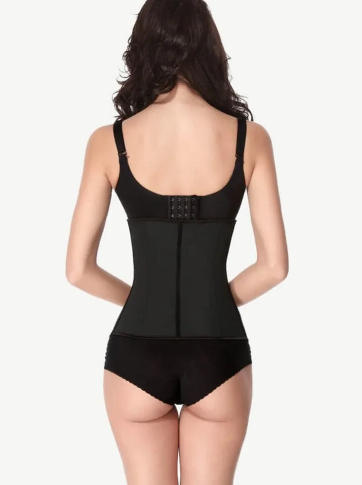 Hook Eyes Latex Corset