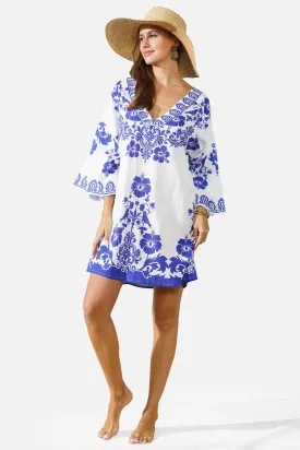 JP5113 Brooklyn Floral Cover Up Dress