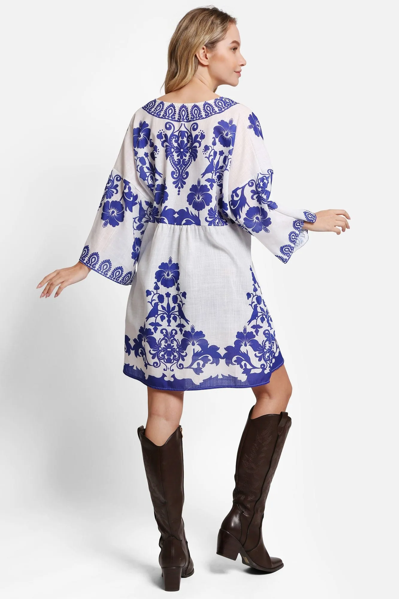 JP5113 Brooklyn Floral Cover Up Dress