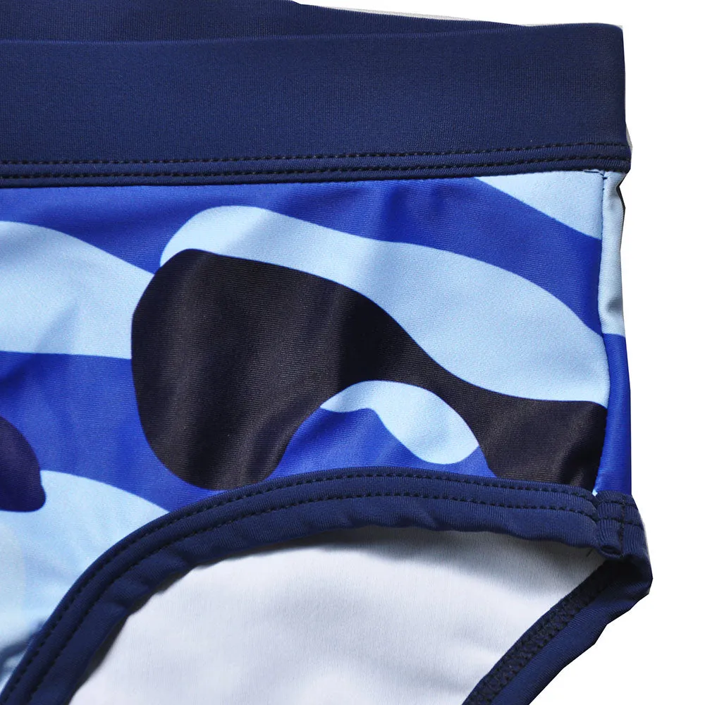 Men's Camouflage Flattering Fit Swim Briefs