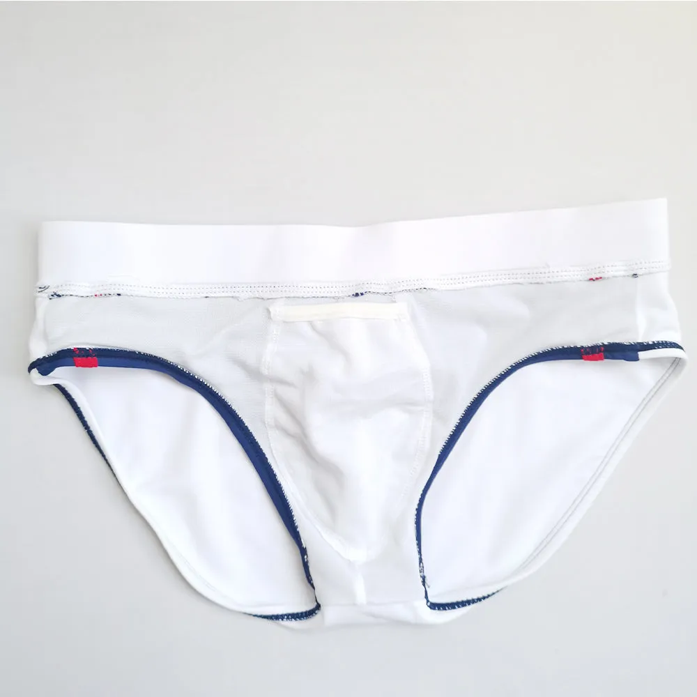 Men's Classic Fit Color Contrasting Swim Briefs