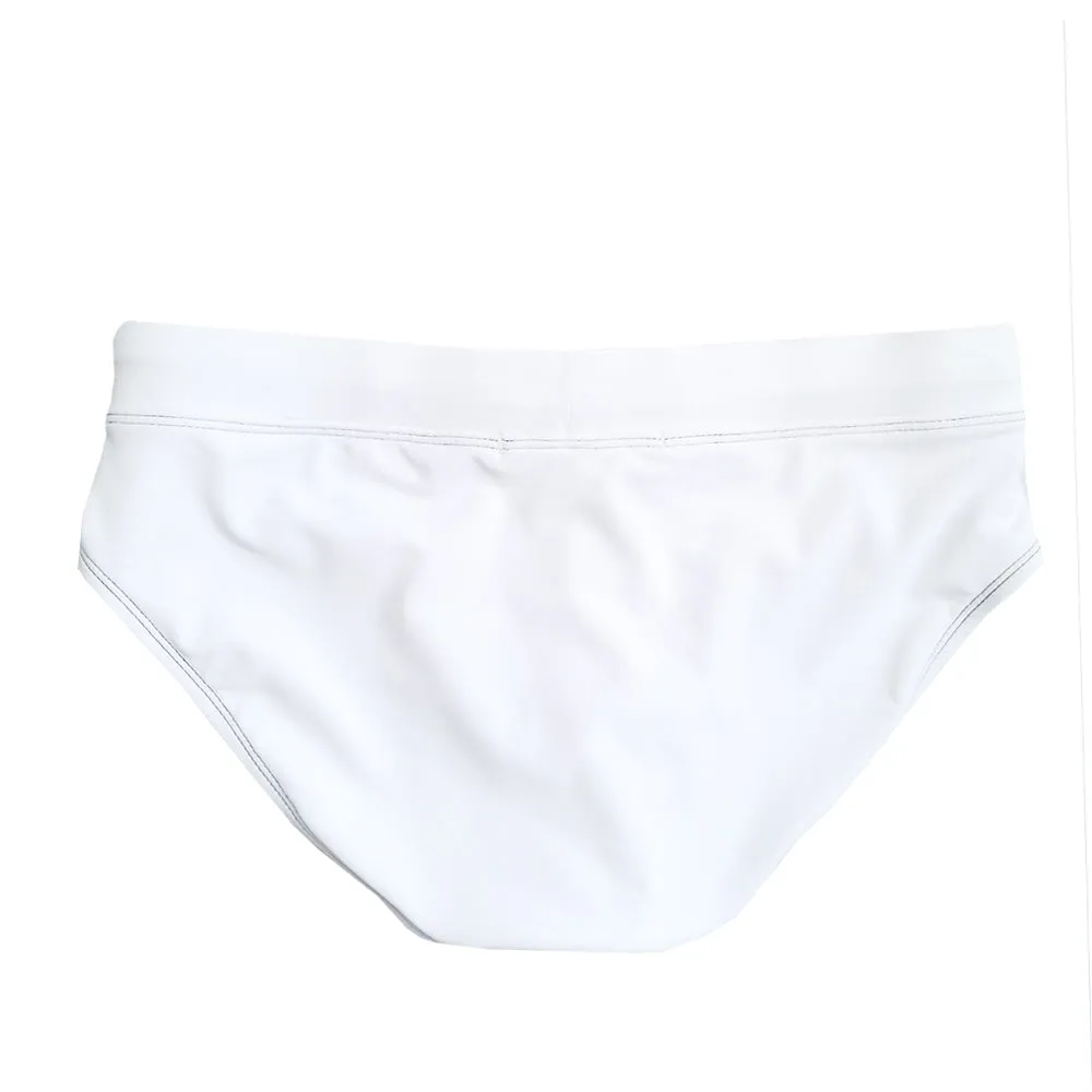 Men's Classic Fit Color Contrasting Swim Briefs