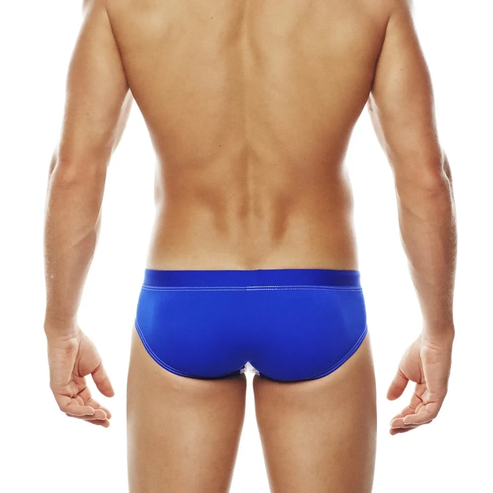 Men's Classic Fit Color Contrasting Swim Briefs