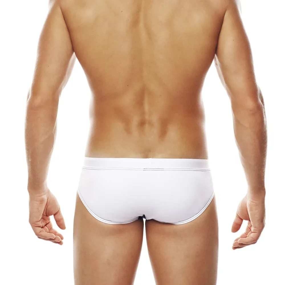 Men's Classic Fit Color Contrasting Swim Briefs