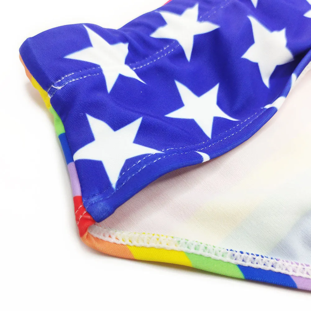 Men's Classic USA Flag Swimsuit