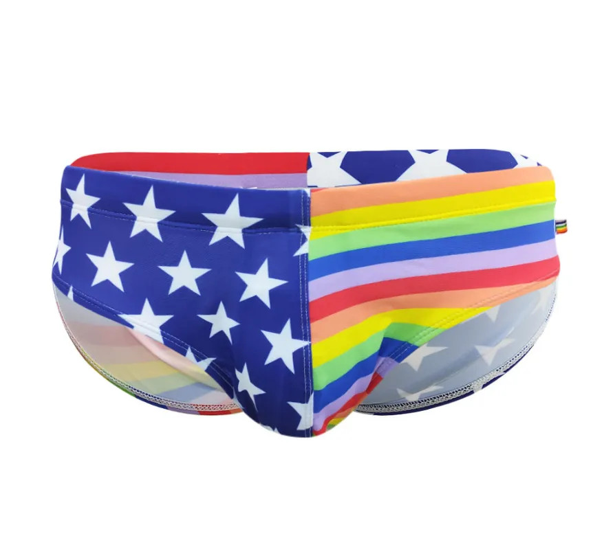 Men's Classic USA Flag Swimsuit
