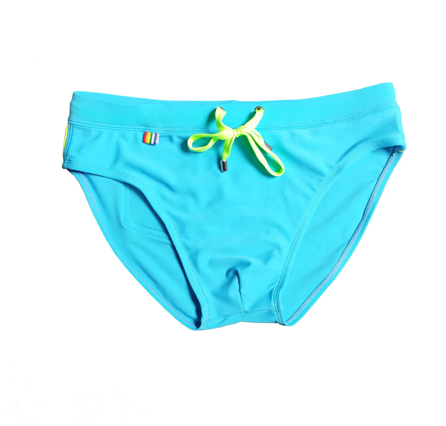 Men's Rainbow Back Pocket Swim Briefs