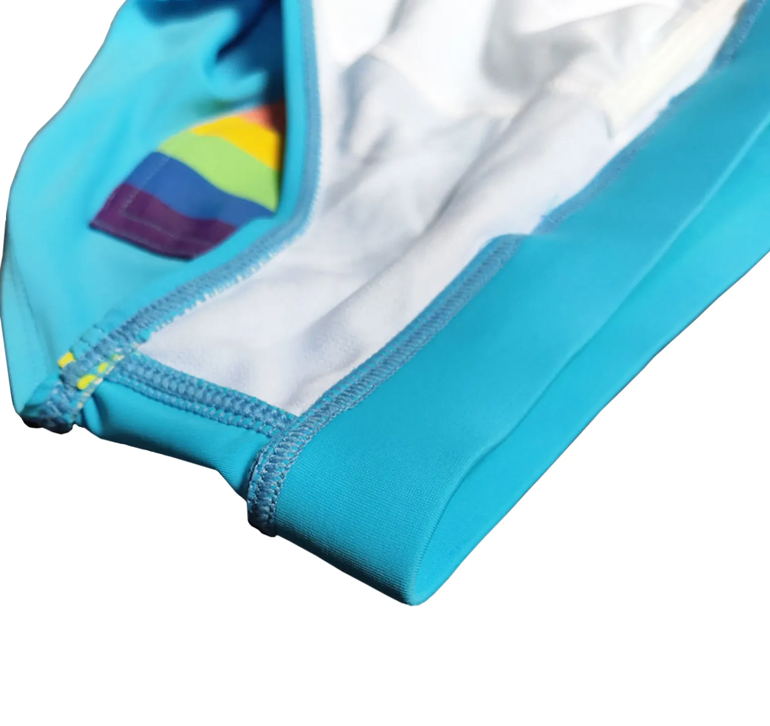 Men's Rainbow Back Pocket Swim Briefs