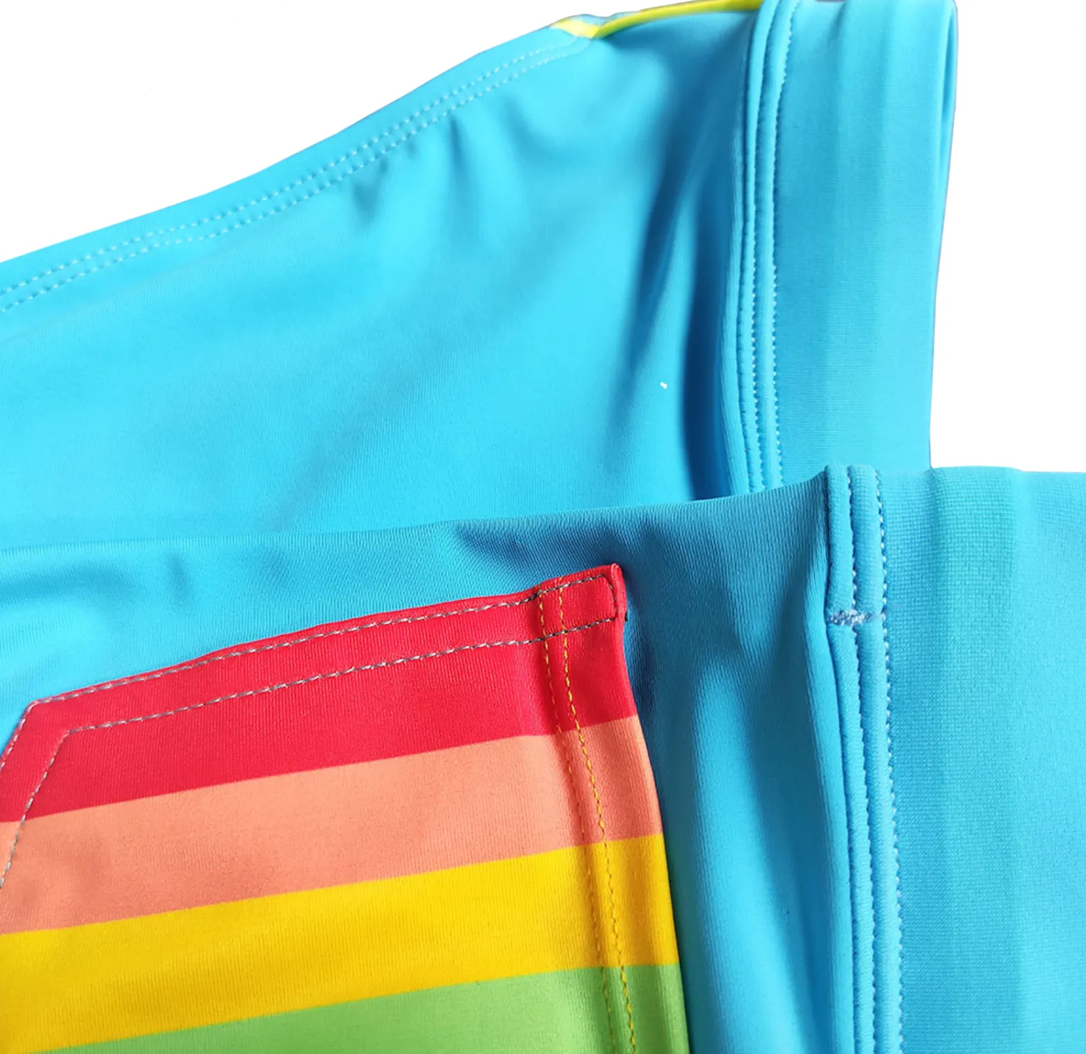 Men's Rainbow Back Pocket Swim Briefs