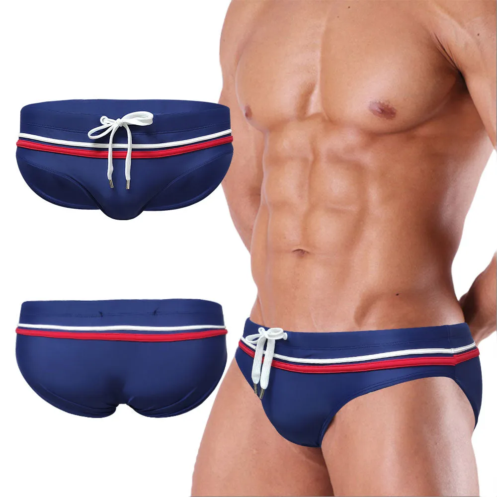 Men's Striped Beach Bathing Suit