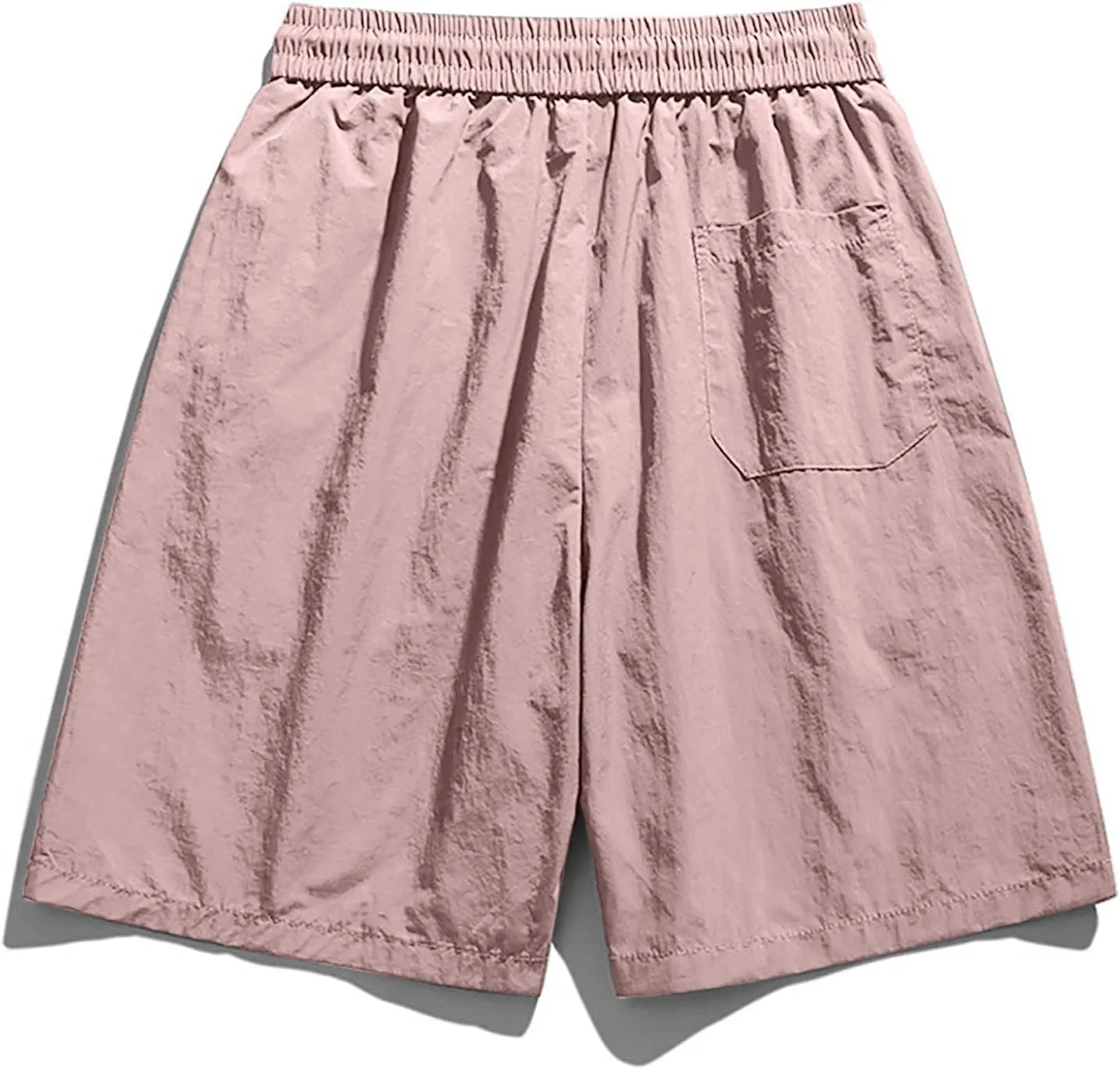 Men's Summer Lightweight Baggy Athletic Shorts, Quick Dry Breathable Outdoor Running Workout Shorts with Pockets