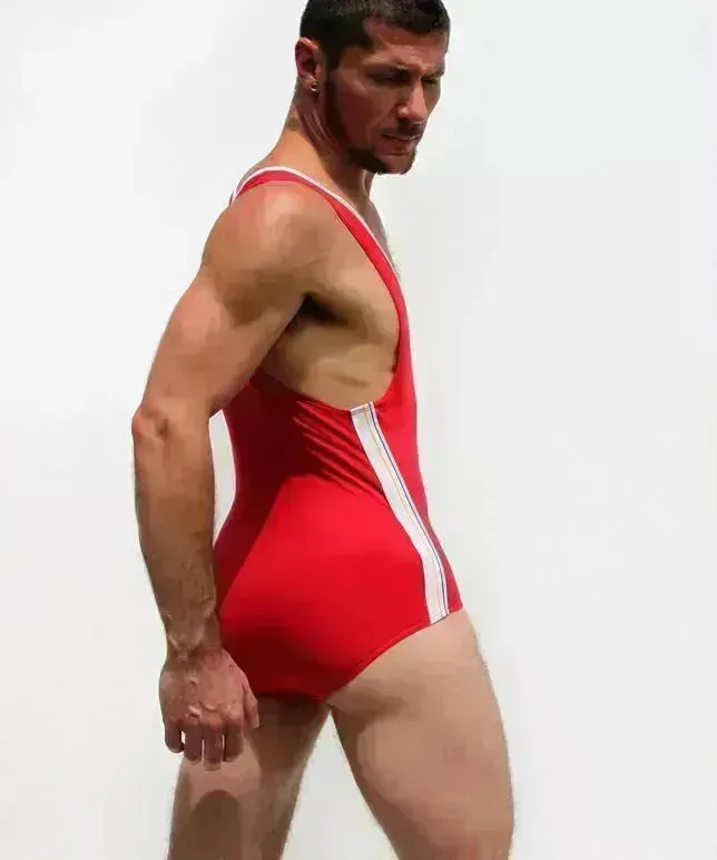 Men's Underwear Underpants One-piece Vest Bodysuit thong