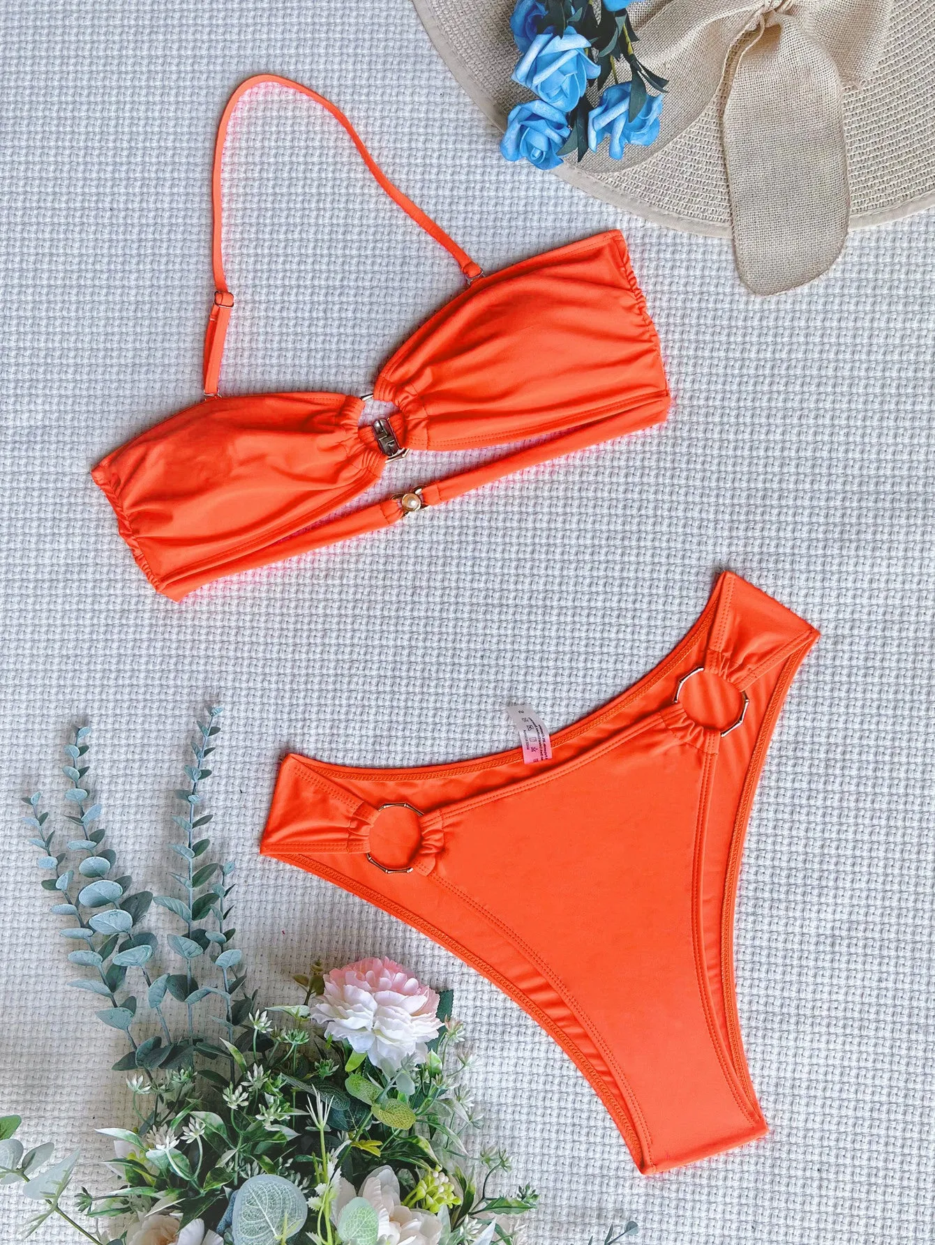New Arrival Halter Sexy Backless Bikini Swimwear