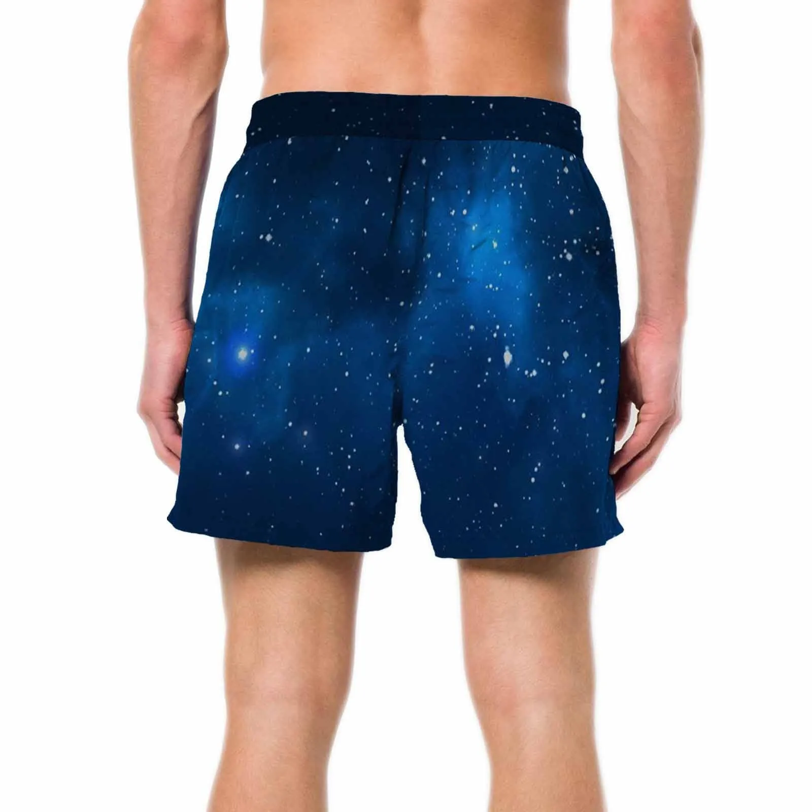 Personalized Swim Trunks Custom Photo Stop Staring At My Light Saber Men's Quick Dry Swim Shorts