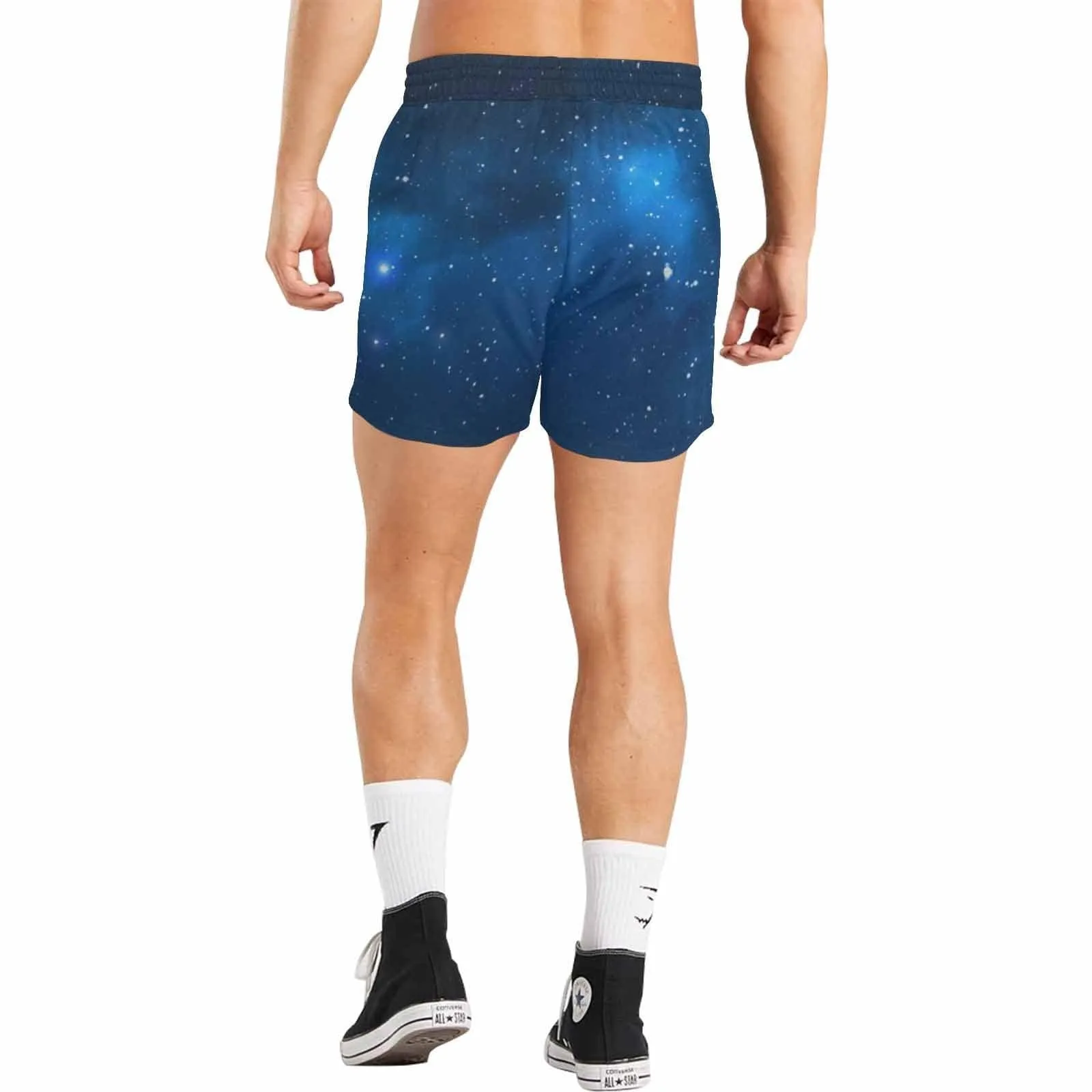Personalized Swim Trunks Custom Photo Stop Staring At My Light Saber Men's Quick Dry Swim Shorts