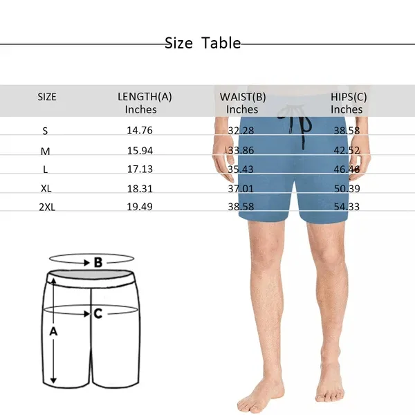 Personalized Swim Trunks Custom Photo Stop Staring At My Light Saber Men's Quick Dry Swim Shorts