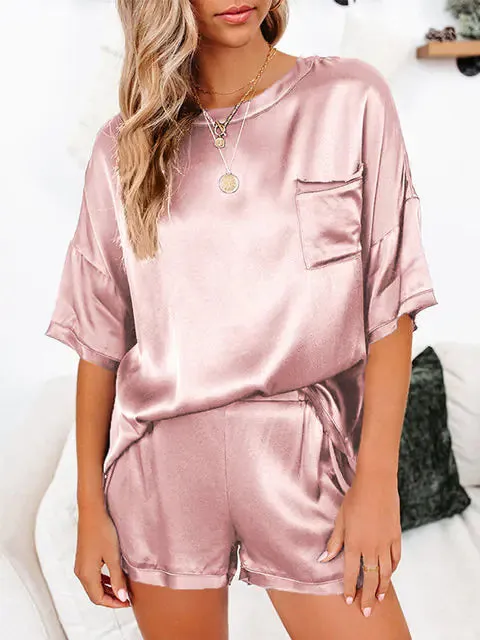 Satin Pajamas Set