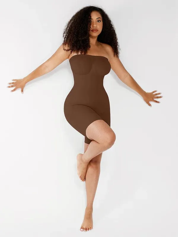 Sculpting Seamless Tummy Control Strapless Shapewear Bodysuit
