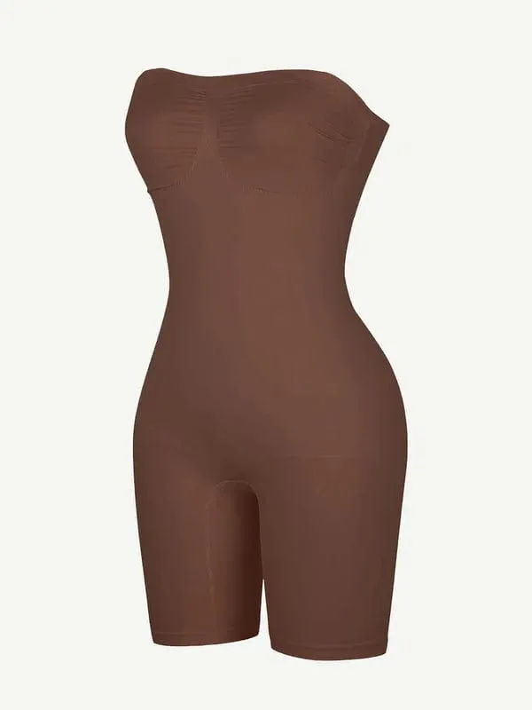 Sculpting Seamless Tummy Control Strapless Shapewear Bodysuit