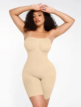 Sculpting Seamless Tummy Control Strapless Shapewear Bodysuit