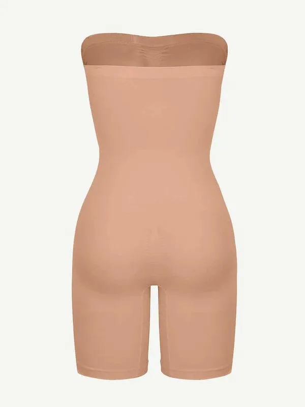 Sculpting Seamless Tummy Control Strapless Shapewear Bodysuit