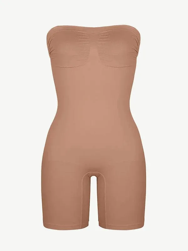 Sculpting Seamless Tummy Control Strapless Shapewear Bodysuit