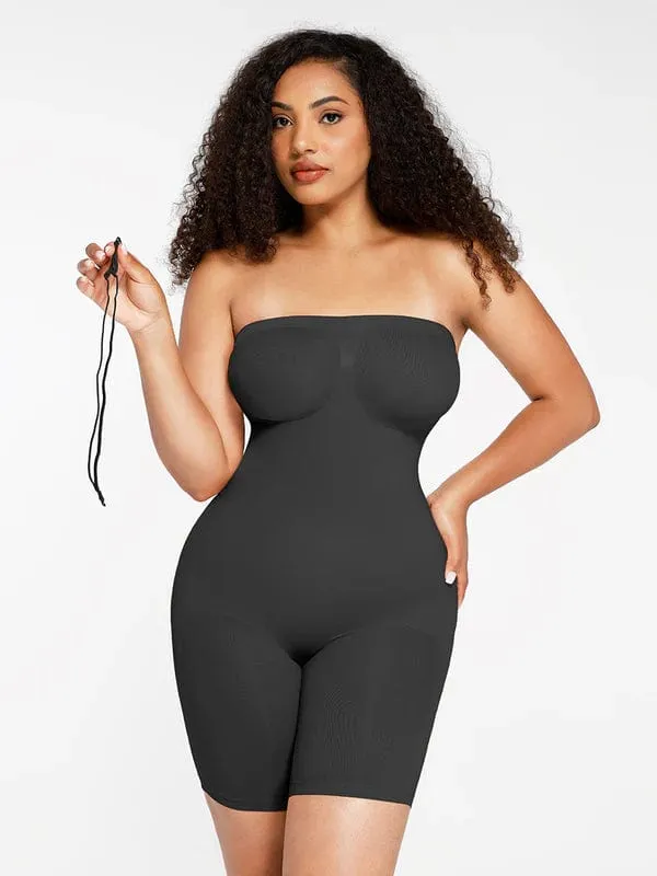 Sculpting Seamless Tummy Control Strapless Shapewear Bodysuit
