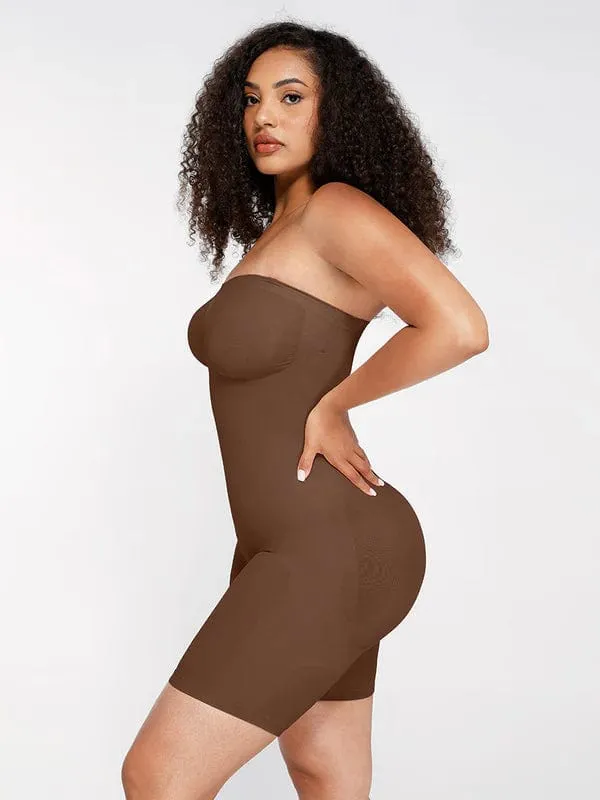 Sculpting Seamless Tummy Control Strapless Shapewear Bodysuit