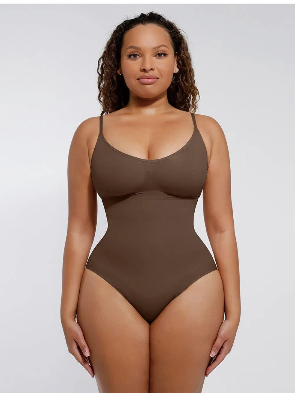 Sculpting Tummy Control Body Thong Shapewear Bodysuit