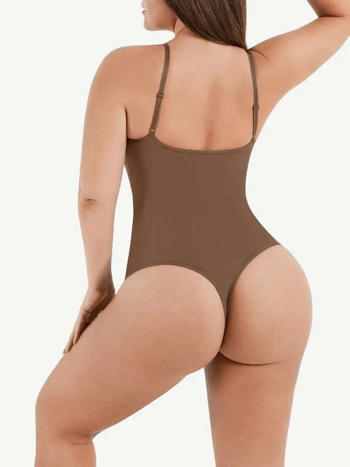 Sculpting Tummy Control Body Thong Shapewear Bodysuit