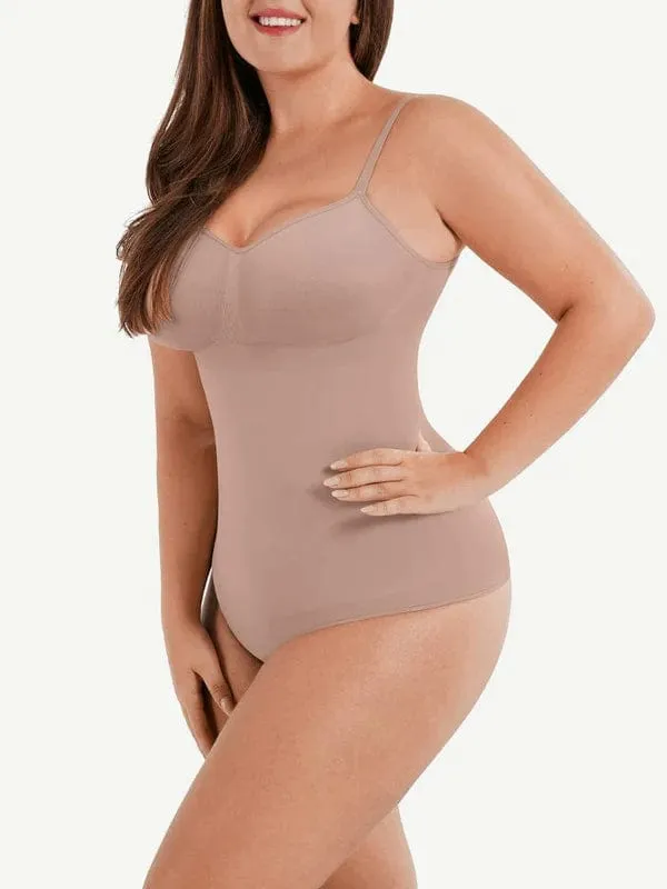 Sculpting Tummy Control Body Thong Shapewear Bodysuit