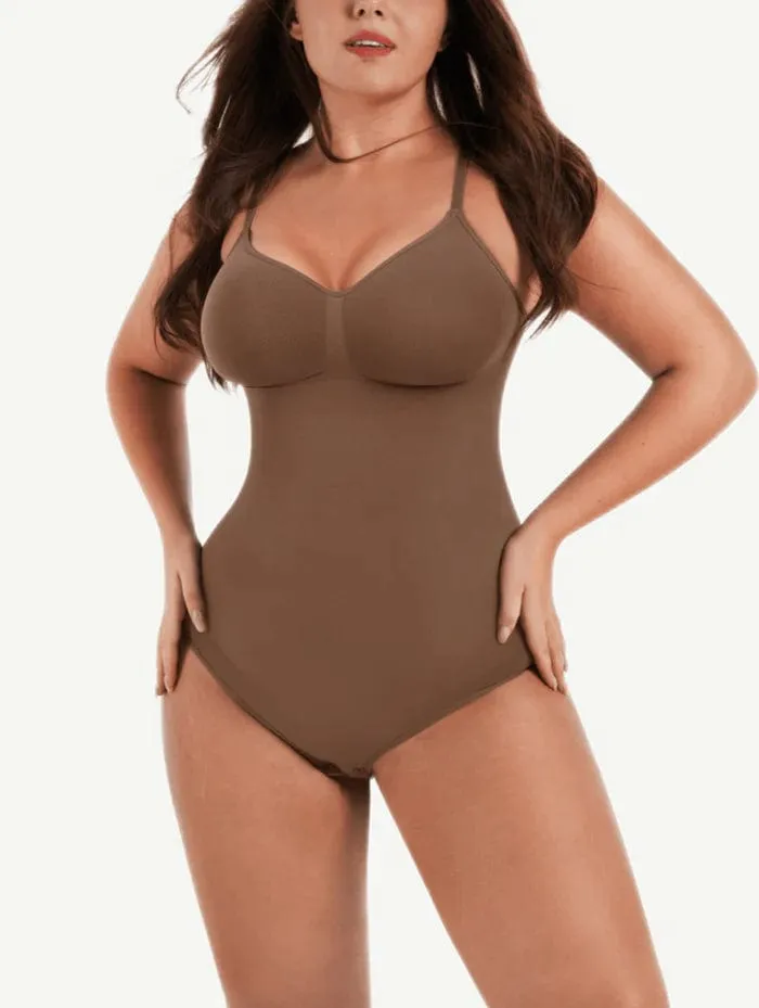 Sculpting Tummy Control Body Thong Shapewear Bodysuit