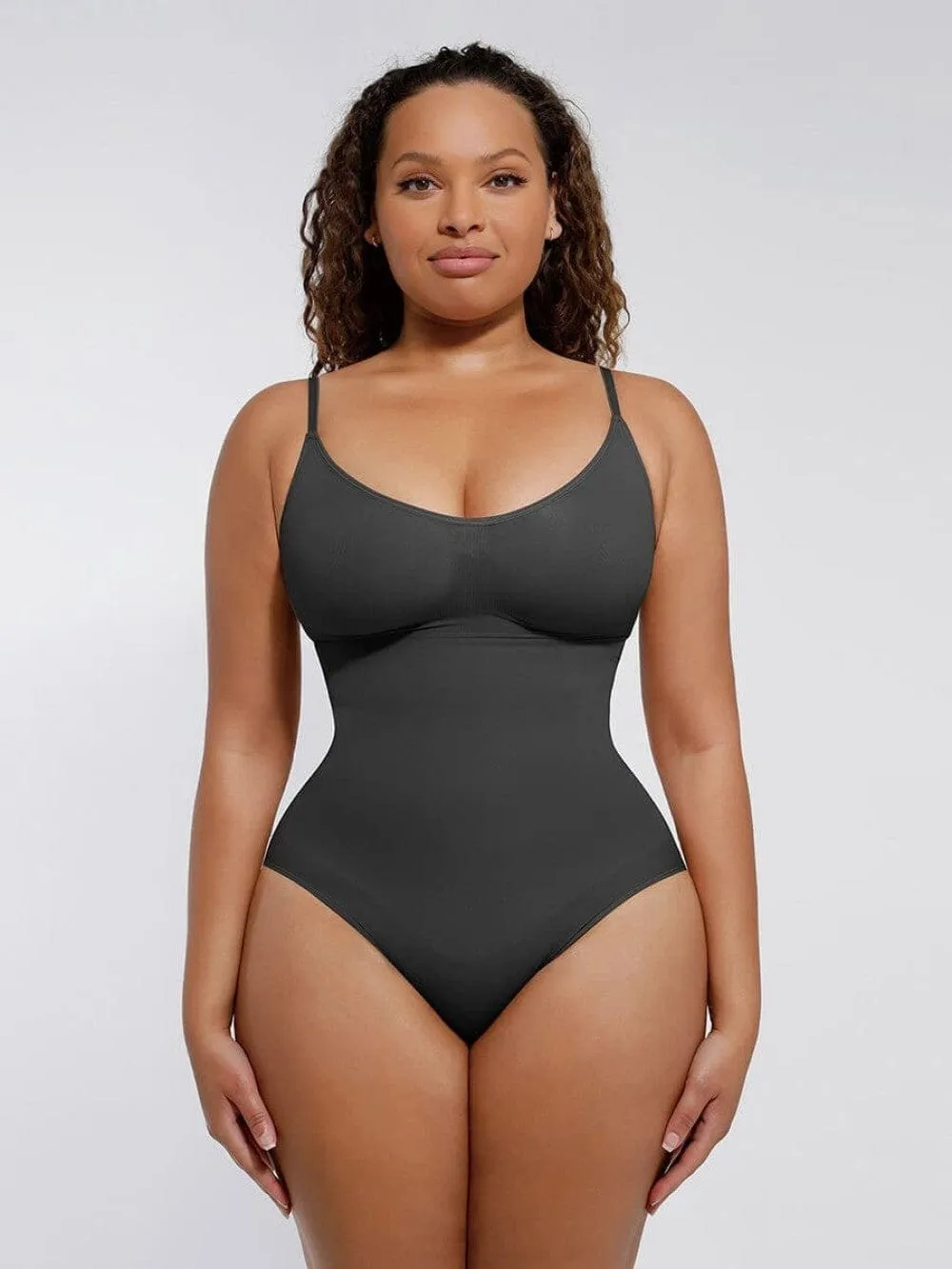 Sculpting Tummy Control Body Thong Shapewear Bodysuit