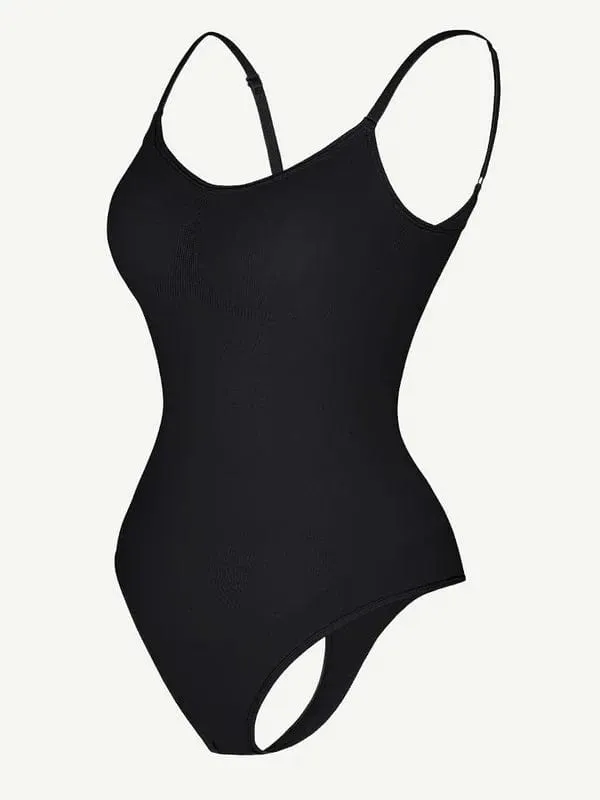 Sculpting Tummy Control Body Thong Shapewear Bodysuit