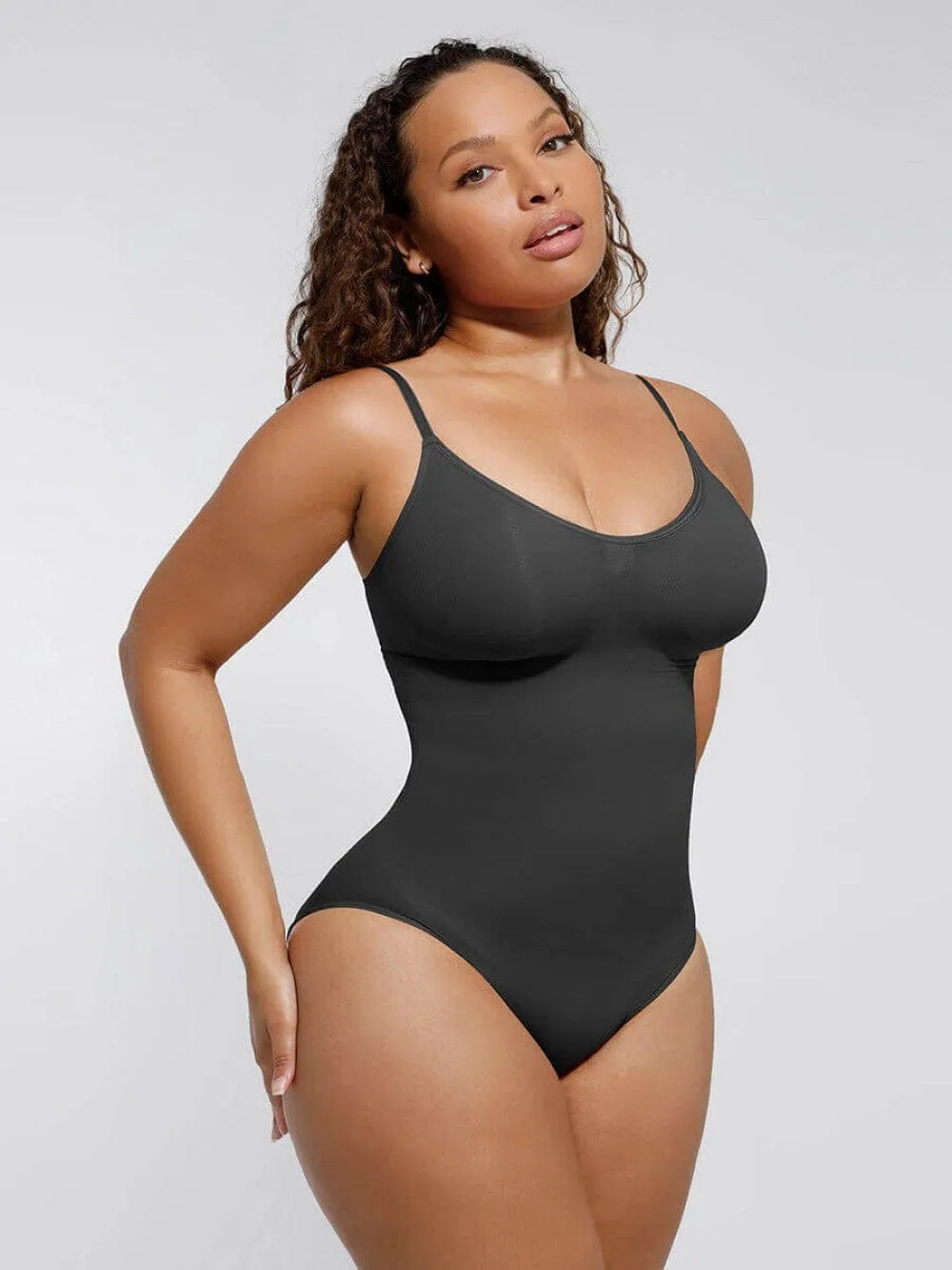 Sculpting Tummy Control Body Thong Shapewear Bodysuit