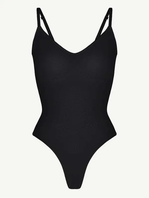 Sculpting Tummy Control Body Thong Shapewear Bodysuit