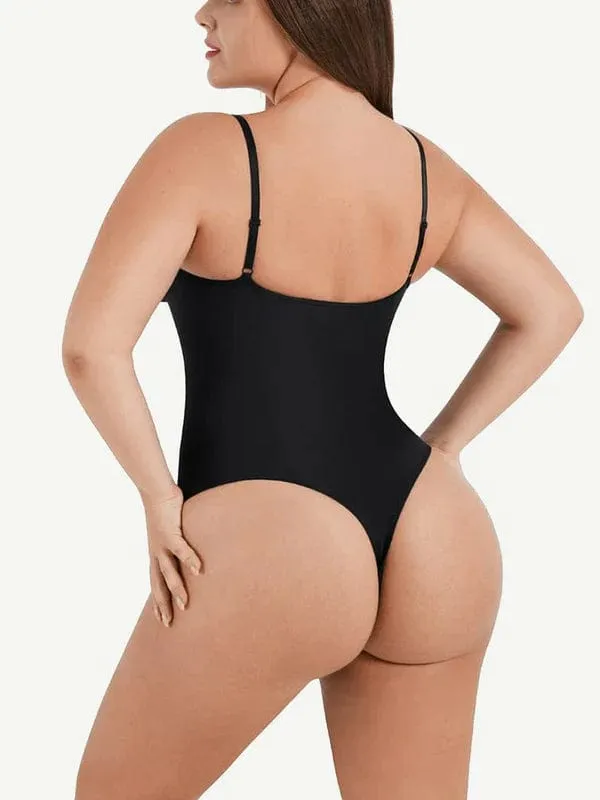 Sculpting Tummy Control Body Thong Shapewear Bodysuit
