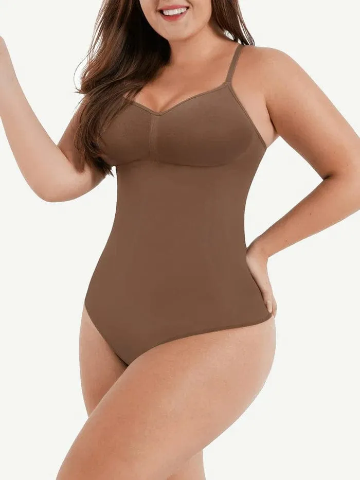Sculpting Tummy Control Body Thong Shapewear Bodysuit