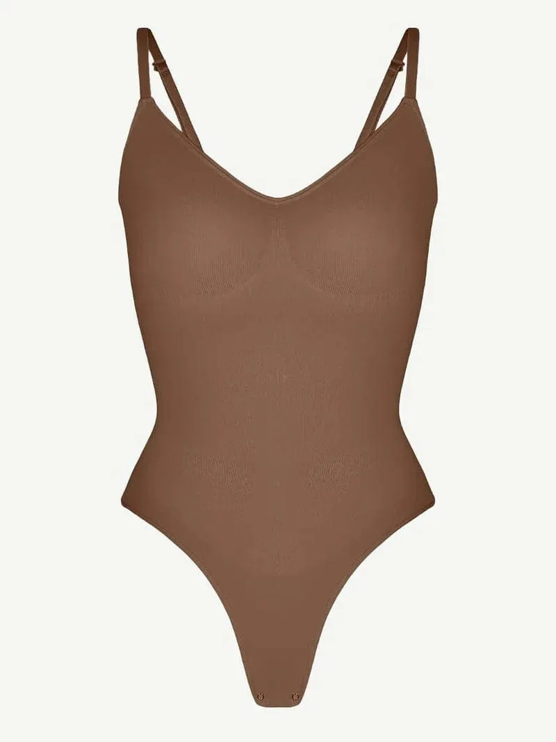 Sculpting Tummy Control Body Thong Shapewear Bodysuit