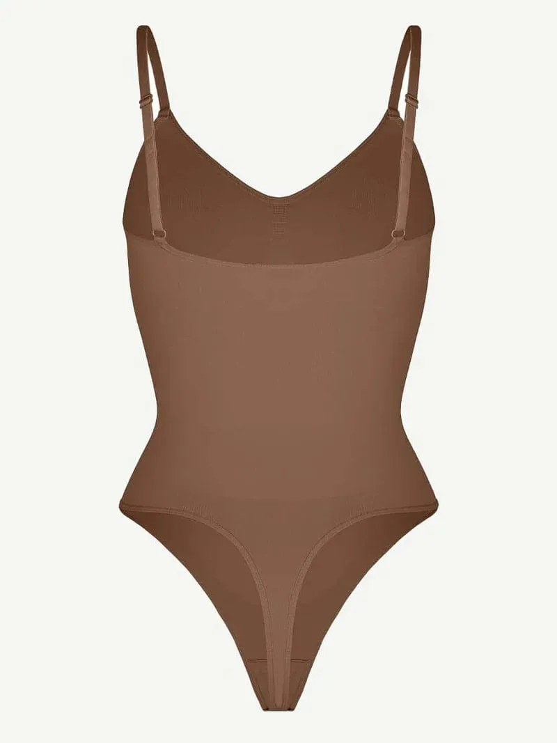 Sculpting Tummy Control Body Thong Shapewear Bodysuit