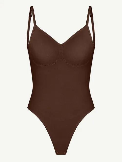 Seamless Thong Backless ShapeWear Bodysuit With Adjustable Straps