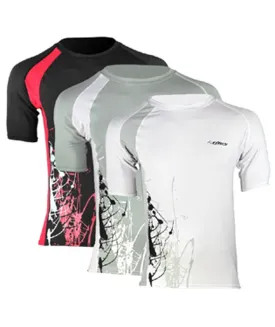 Tilos Mens Eco-Friendly 6oz. Anti-UV Short Sleeve Rash Guard Recycled Polyester